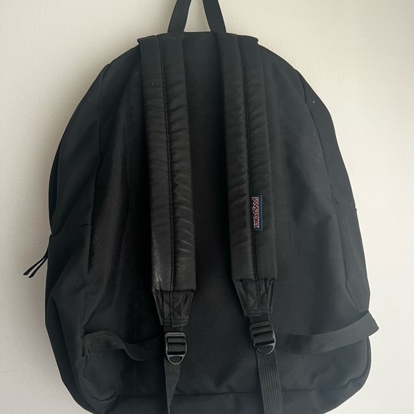 Jansport 2 pocket backpack BLK - Picture 3 of 7